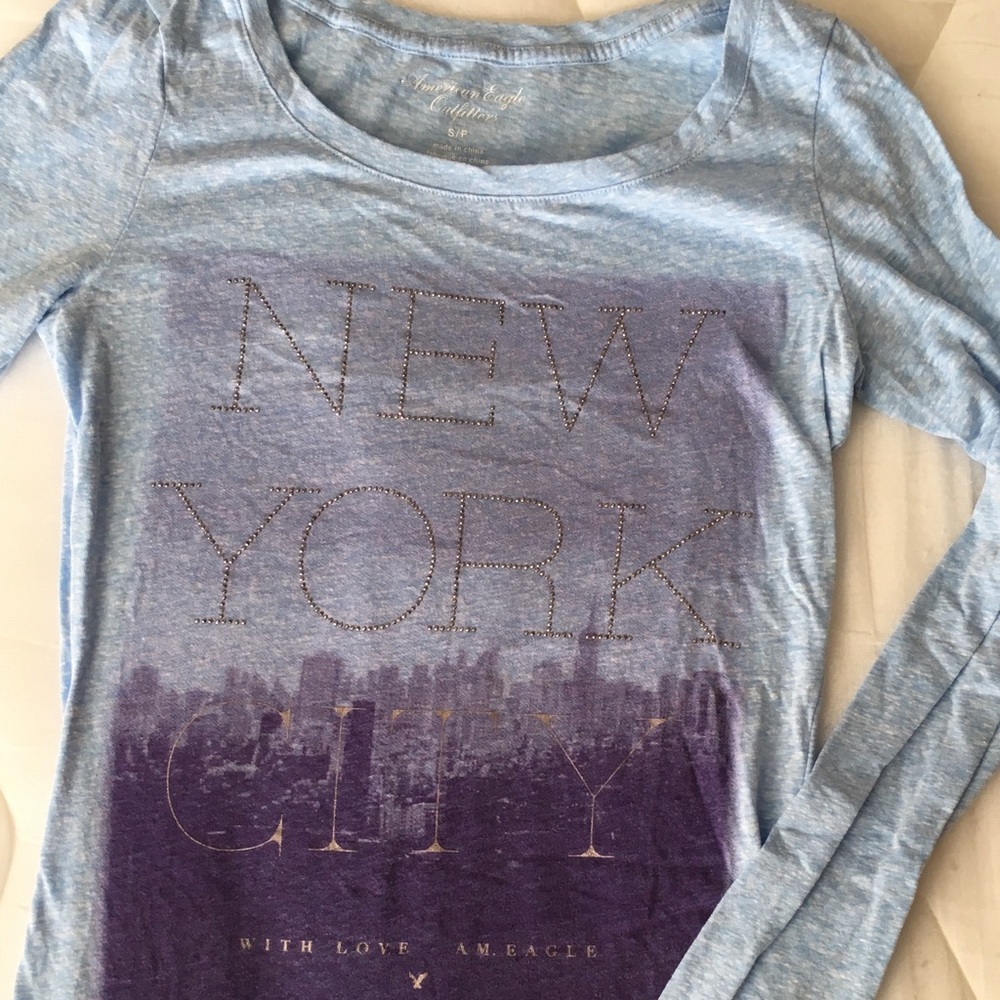 American Eagle Long Sleeve NYC Shirt